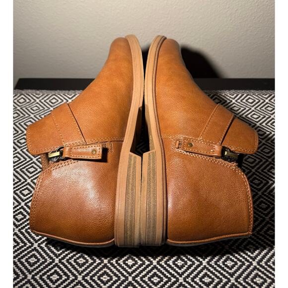 Dr. Scholl's Hello Shootie Zip Ankle Bootie in Honey EUC - Picture 8 of 10